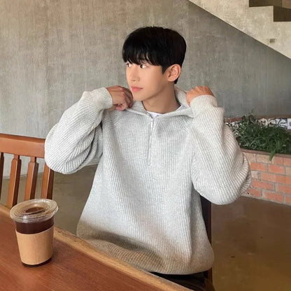 Half-Zip Hooded Sweater