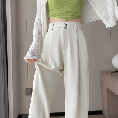 High-Waist Wide-Leg Trousers