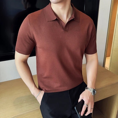 Knitted Polo Shirt